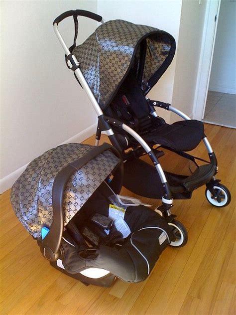 gucci strollers and car seats.